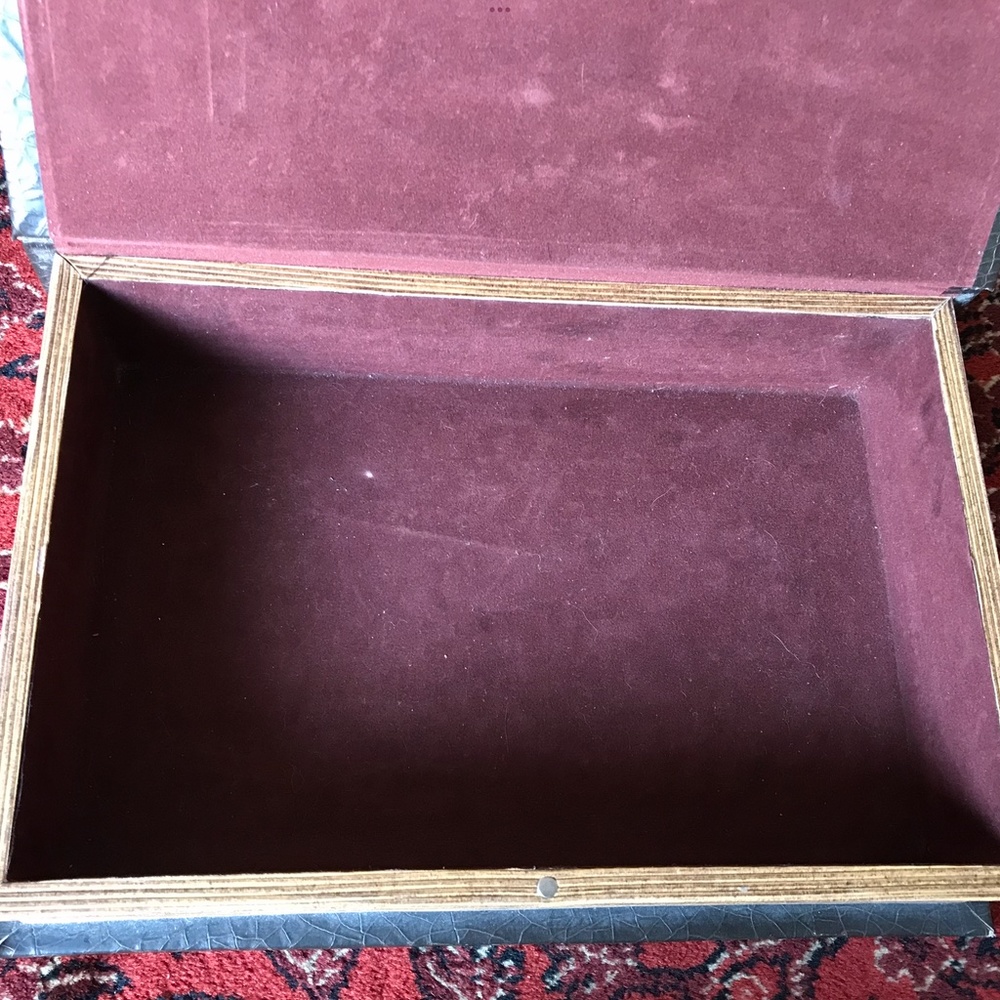 SOLEMN JESUS Faux Book Relic-Look Stash Box 13” X 8.5” X 2 3/4” Approx. - Picture 7 of 8